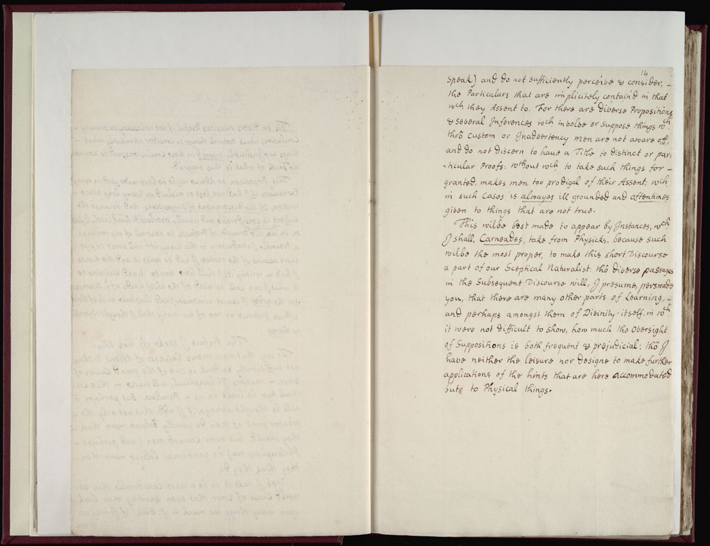 Boyle Papers Volume 9 Fol. 13v-14r