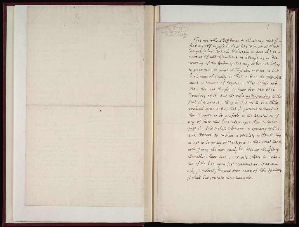 Boyle Papers Volume 9 Fol. 16v-17r