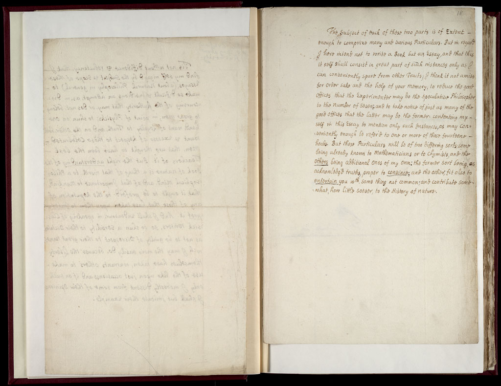 Boyle Papers Volume 9 Fol. 17v-18r