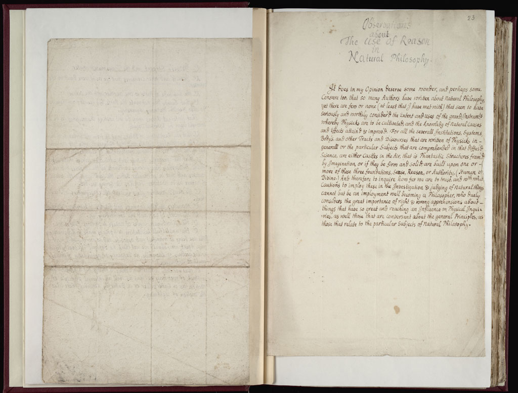 Boyle Papers Volume 9 Fol. 22v-23r