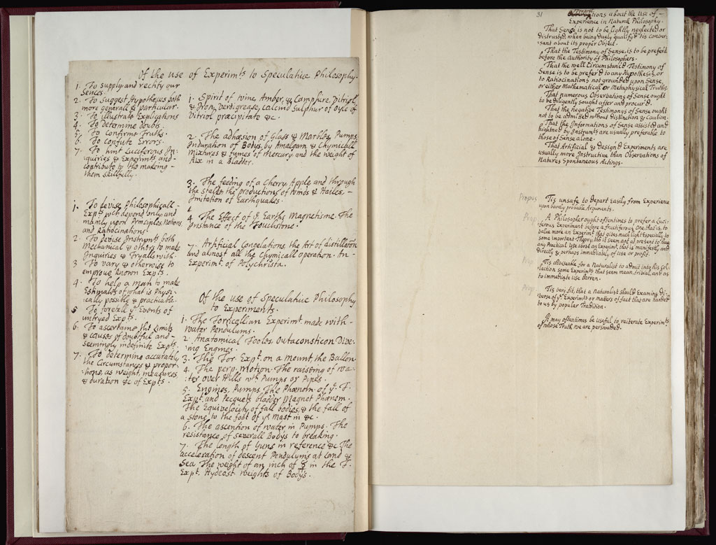 Boyle Papers Volume 9 Fol. 30v-31r