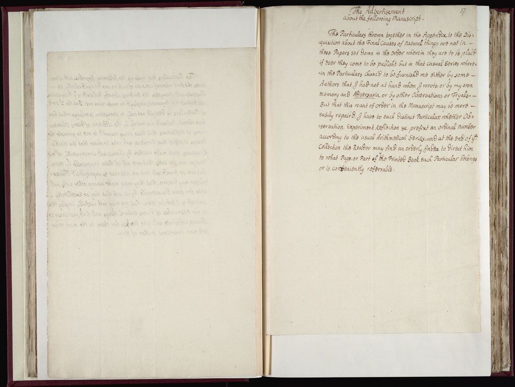 Boyle Papers Volume 9 Fol. 36v-37r