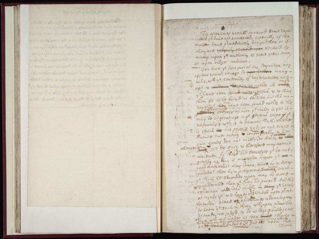 Boyle Papers Volume 9 Fol. 37v-38r