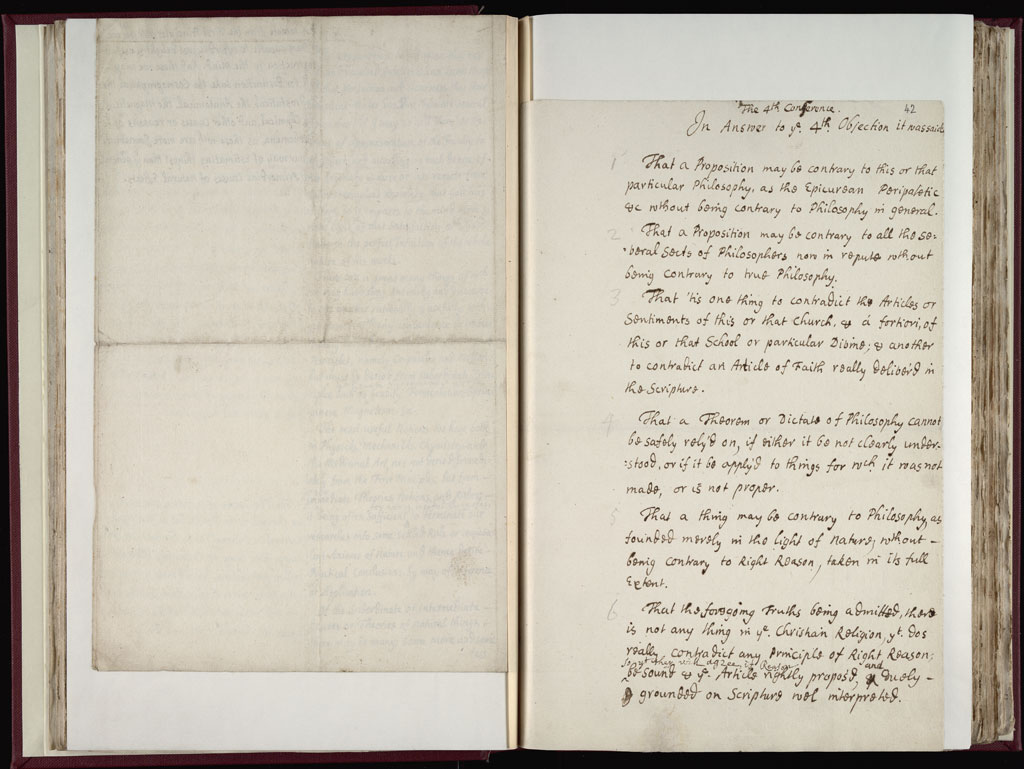 Boyle Papers Volume 9 Fol. 41v-42r