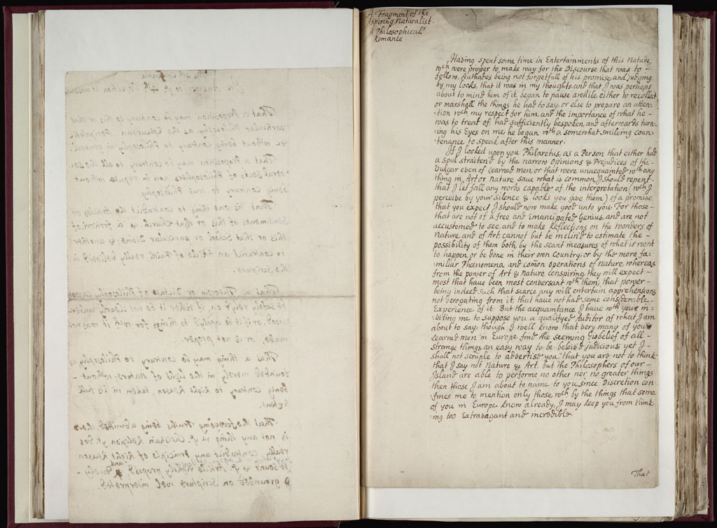 Boyle Papers Volume 9 Fol. 42v-43r