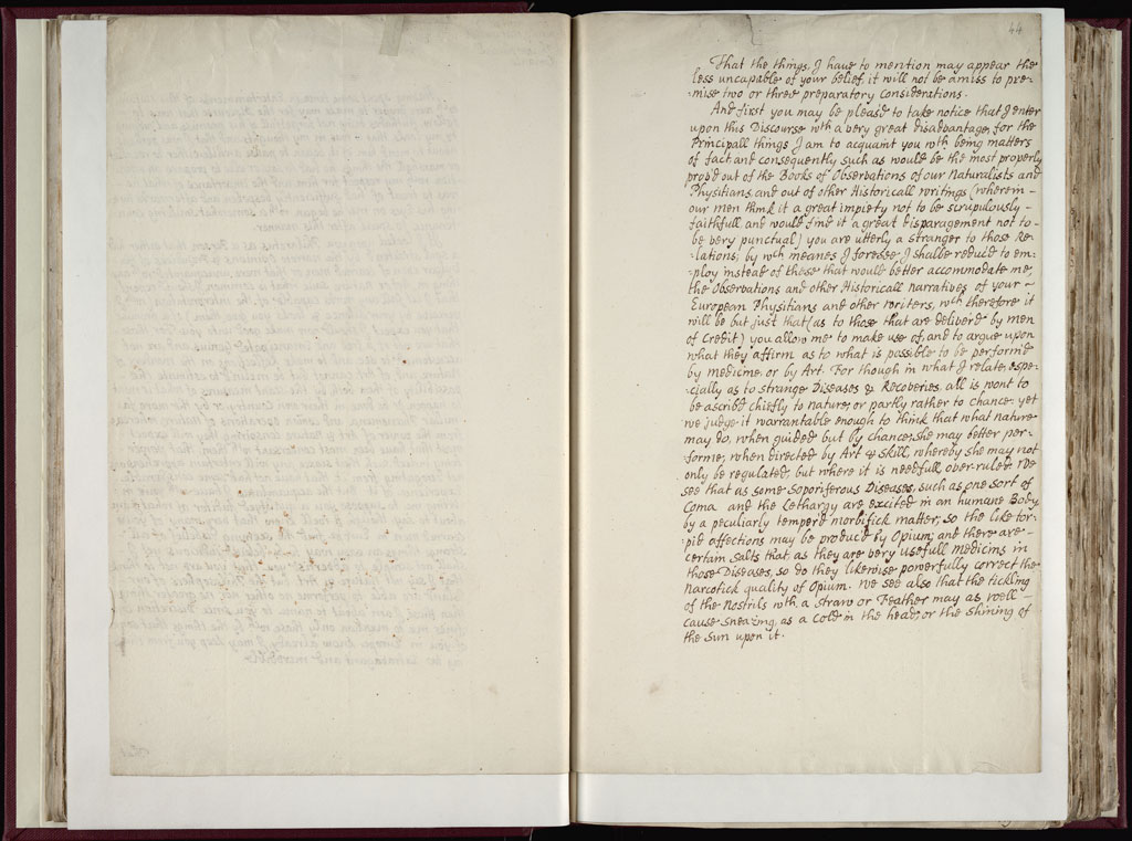 Boyle Papers Volume 9 Fol. 43v-44r