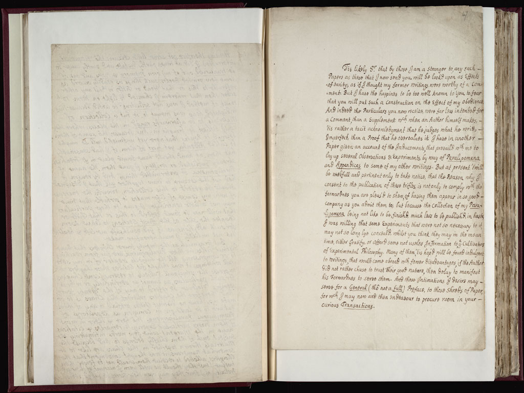 Boyle Papers Volume 9 Fol. 46v-47r