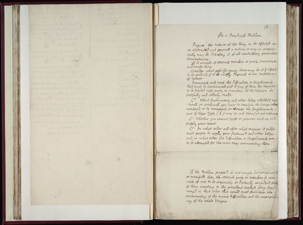 Boyle Papers Volume 9 Fol. 52v-53r