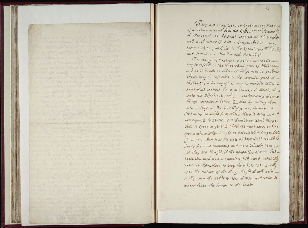 Boyle Papers Volume 9 Fol. 61v-62r