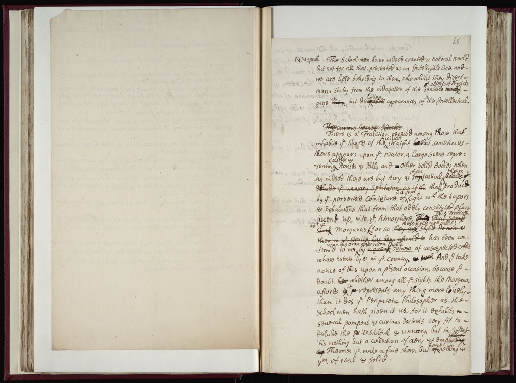 Boyle Papers Volume 9 Fol. 64v-65r