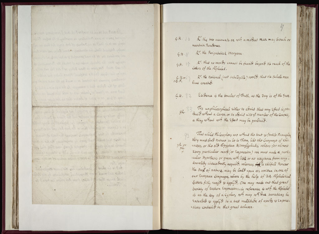 Boyle Papers Volume 9 Fol. 66v-67r