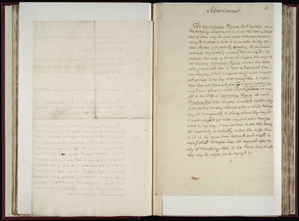 Boyle Papers Volume 9 Fol. 67v-68r