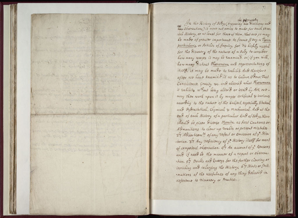 Boyle Papers Volume 9 Fol. 70v-71r