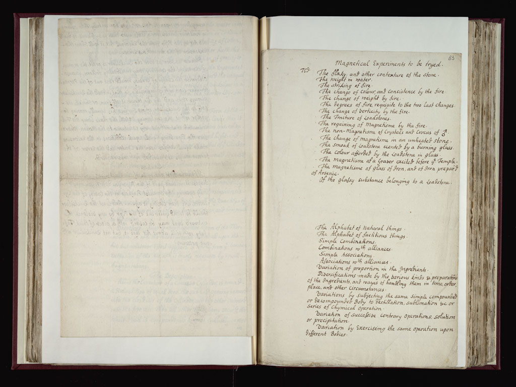 Boyle Papers Volume 9 Fol. 82v-83r