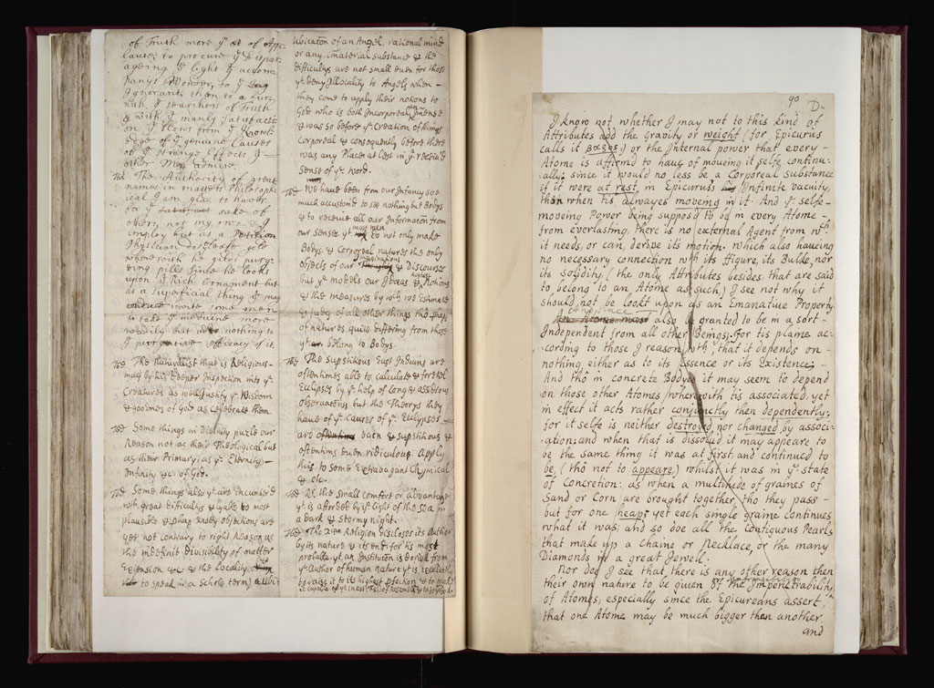 Boyle Papers Volume 9 Fol. 89v-90r