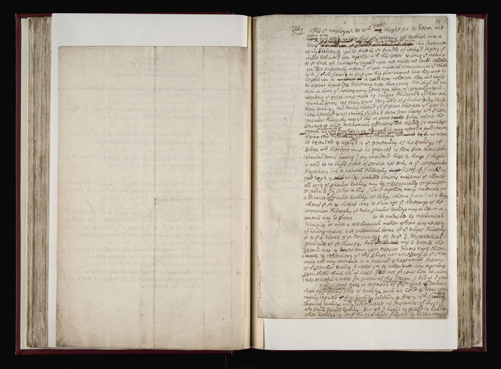 Boyle Papers Volume 9 Fol. 93v-94r