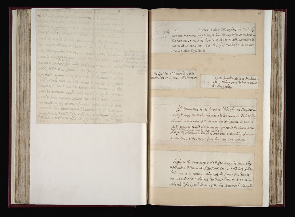 Boyle Papers Volume 9 Fol. 97v-98r