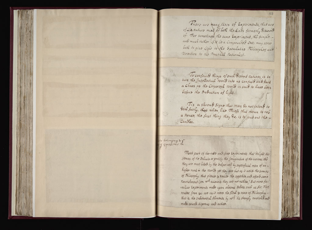 Boyle Papers Volume 9 Fol. 102v-103r