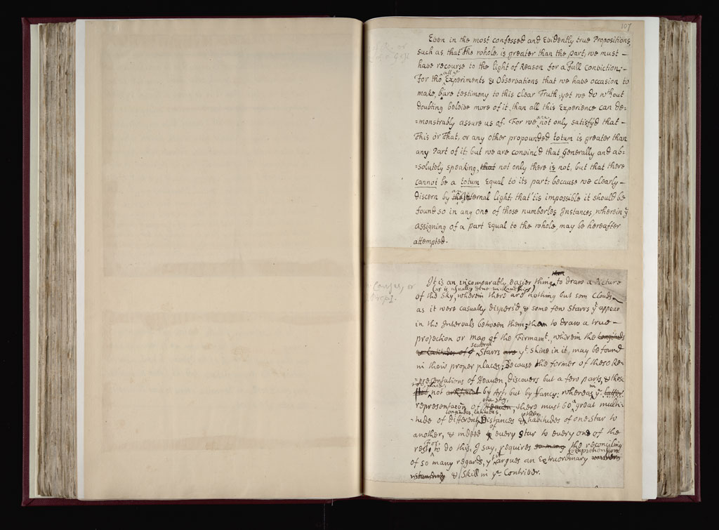 Boyle Papers Volume 9 Fol. 106v-107r