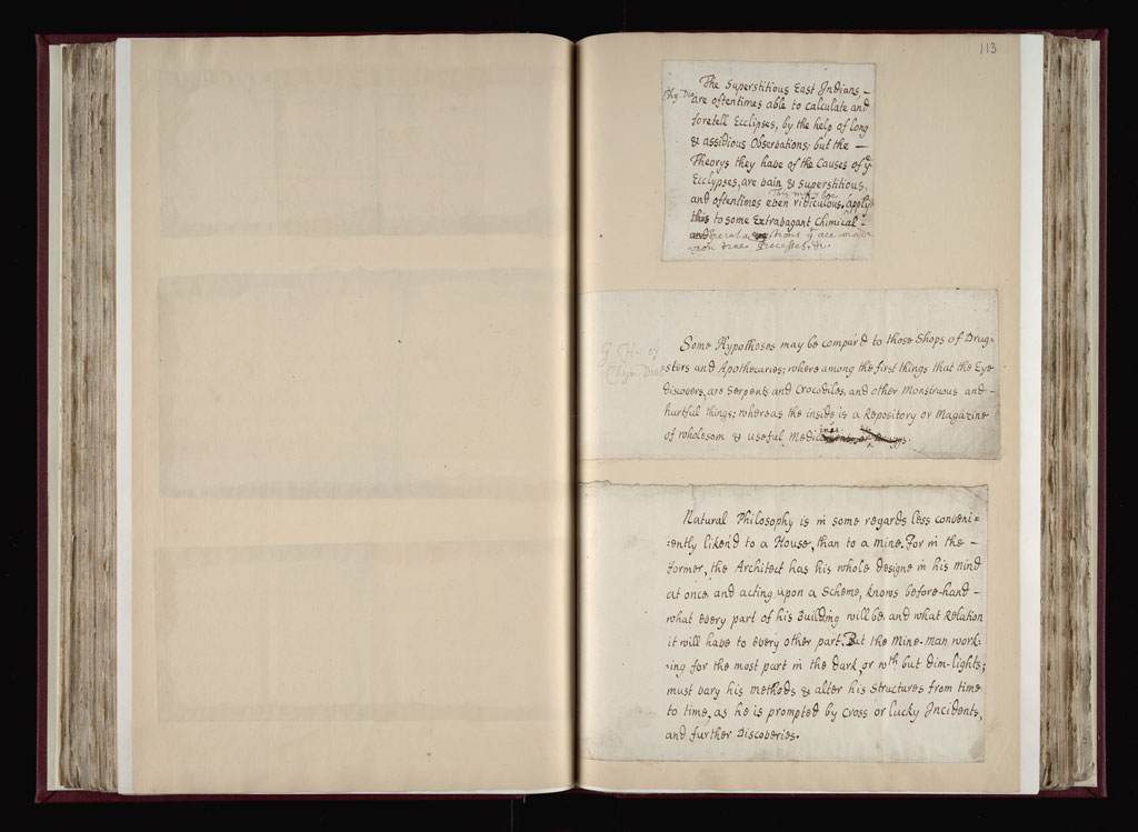 Boyle Papers Volume 9 Fol. 112v-113r