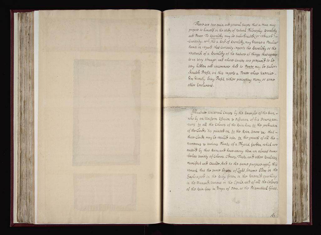 Boyle Papers Volume 9 Fol. 114v-115r