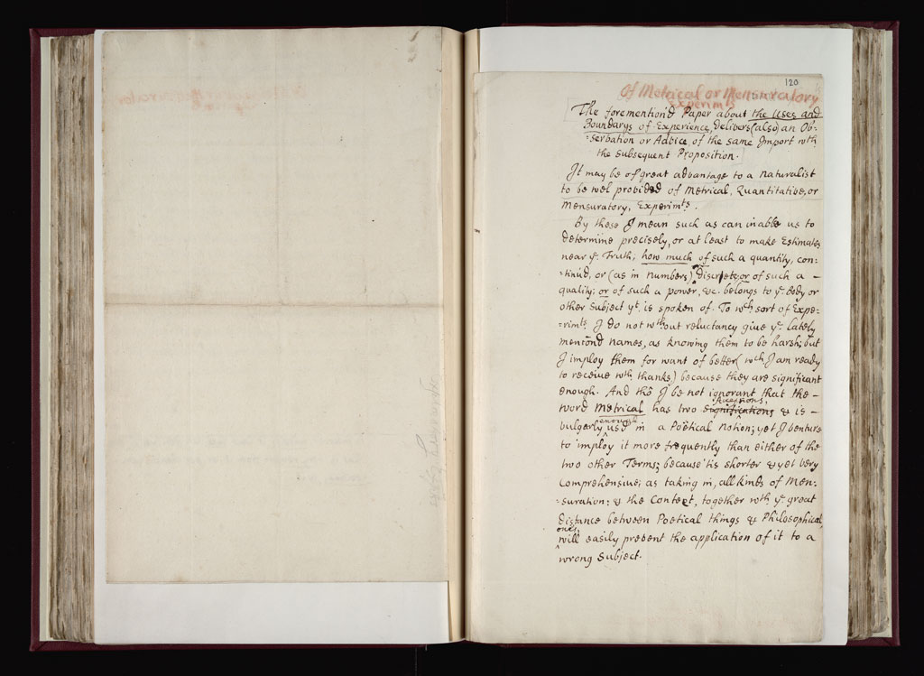 Boyle Papers Volume 9 Fol. 119v-120r