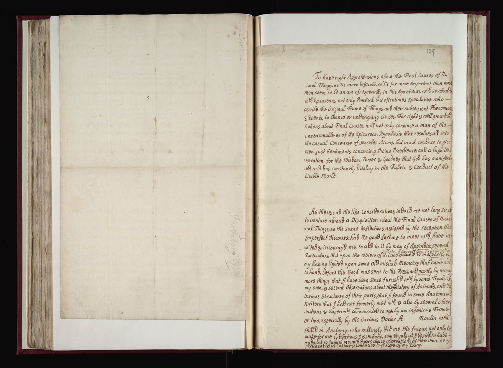 Boyle Papers Volume 9 Fol. 128v-129r