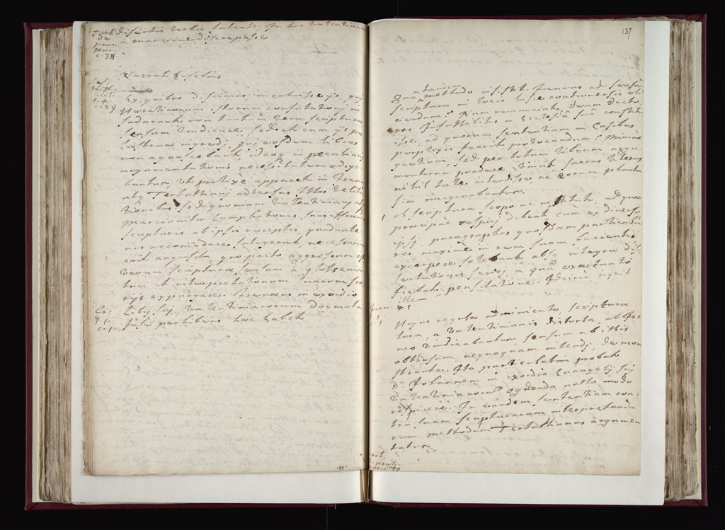 Boyle Papers Volume 9 Fol. 136v-137r