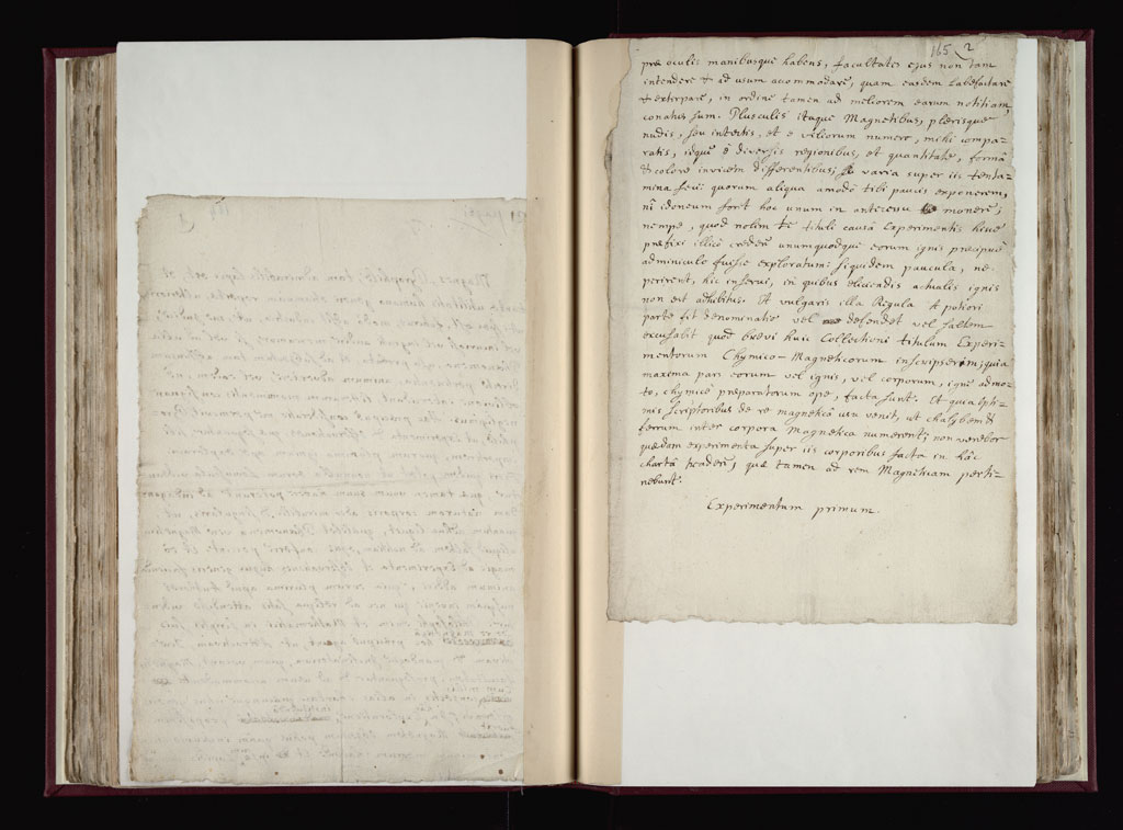 Boyle Papers Volume 9 Fol. 164v-165r