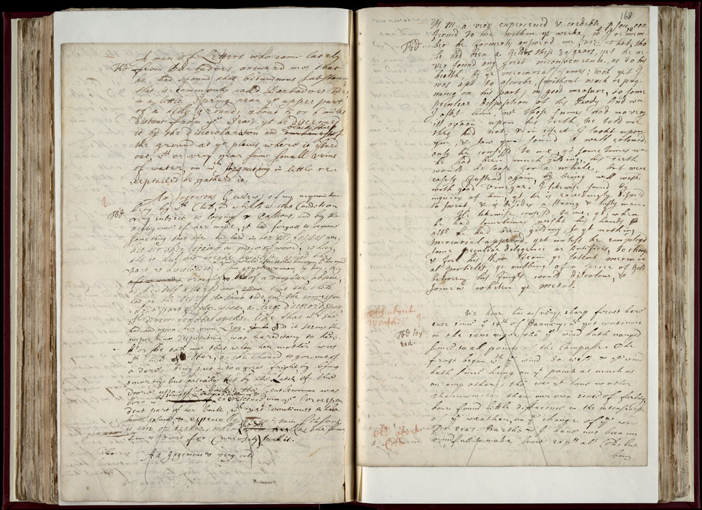 Boyle Papers Volume 9 Fol. 167v-168r