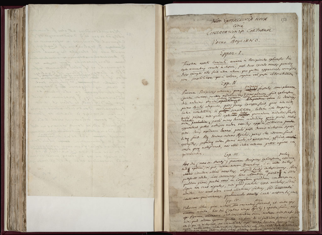 Boyle Papers Volume 9 Fol. 172v-173r