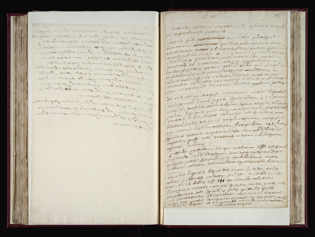 Boyle Papers Volume 9 Fol. 180v-181r
