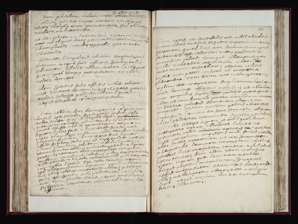 Boyle Papers Volume 9 Fol. 182v-183r