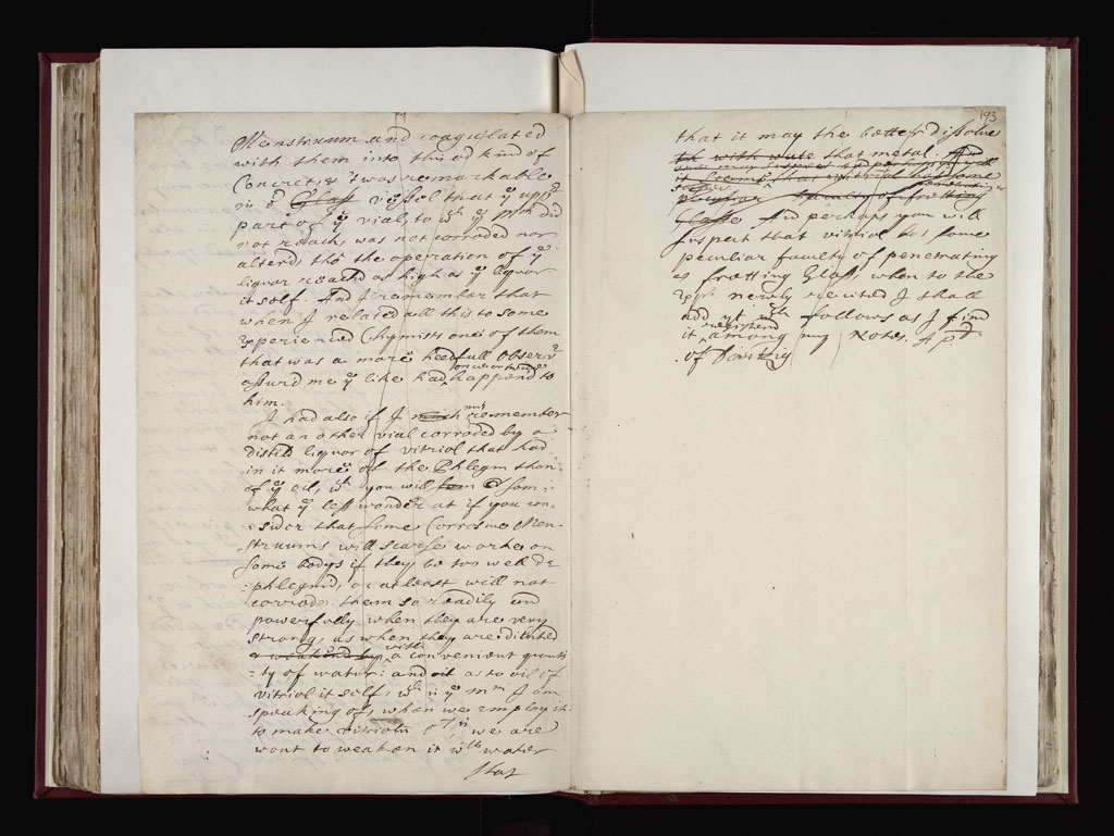 Boyle Papers Volume 9 Fol. 192v-193r