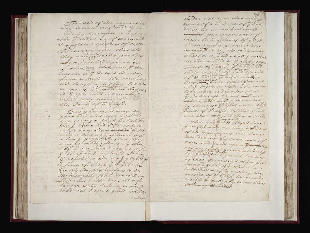 Boyle Papers Volume 9 Fol. 197v-198r