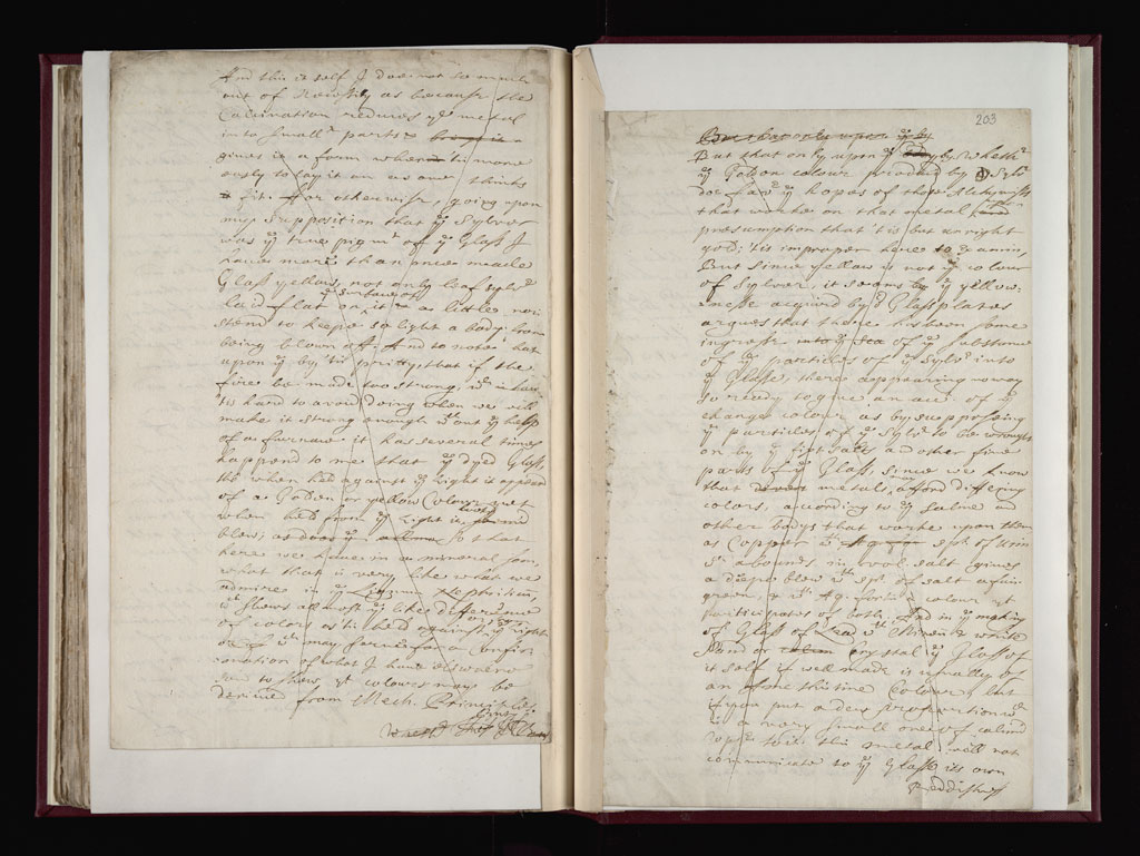 Boyle Papers Volume 9 Fol. 202v-203r