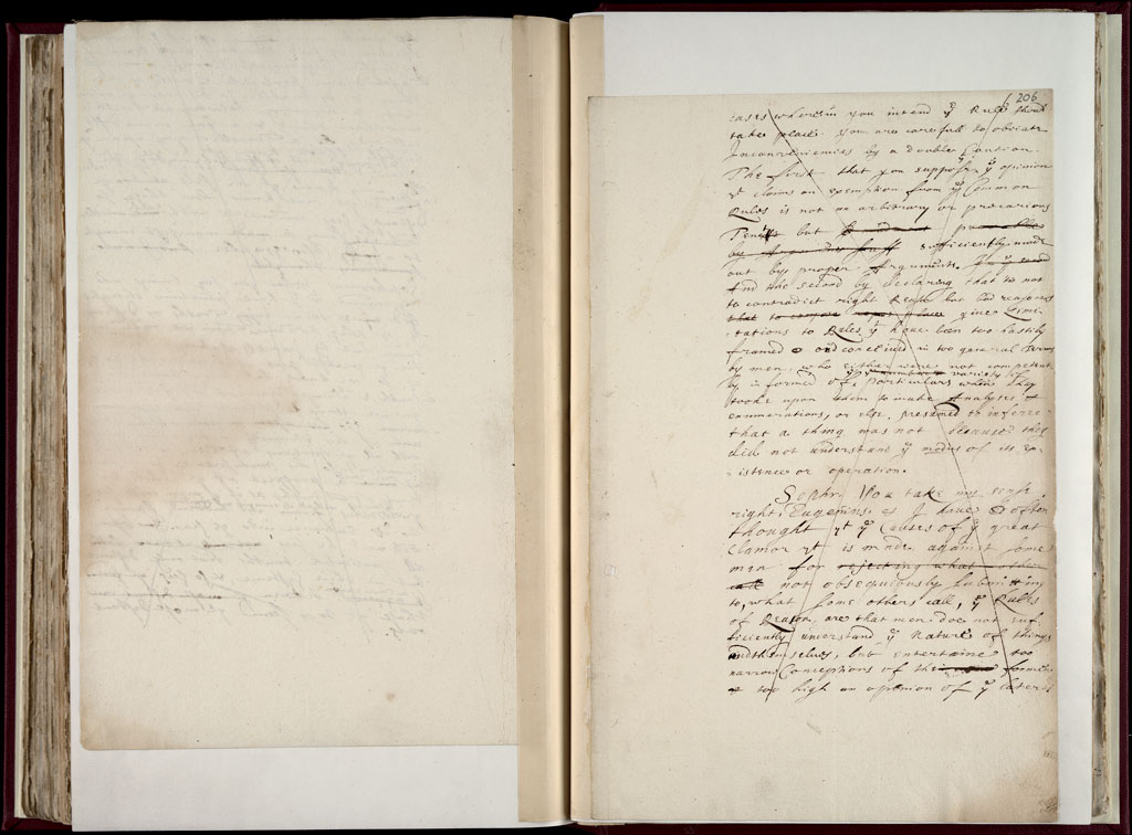 Boyle Papers Volume 9 Fol. 205v-206r