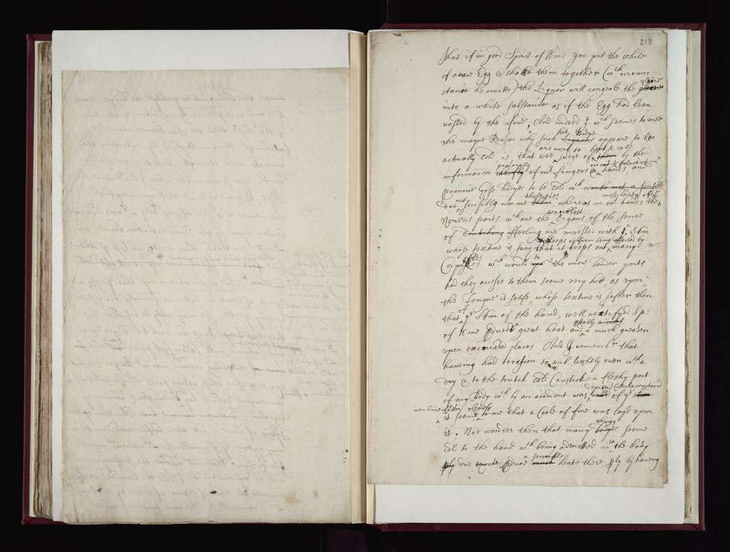 Boyle Papers Volume 9 Fol. 212v-213r