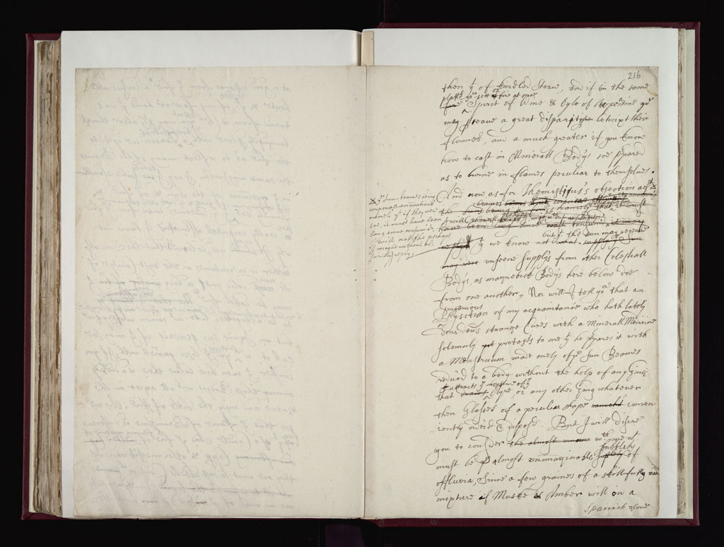 Boyle Papers Volume 9 Fol. 215v-216r