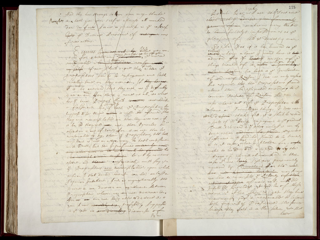 Boyle Papers Volume 9 Fol. 221v-222r