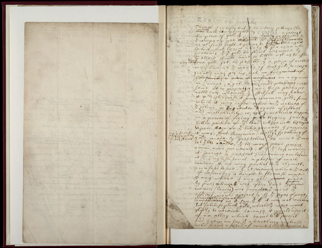 Boyle Papers Volume 10 Fol. 9v-10r