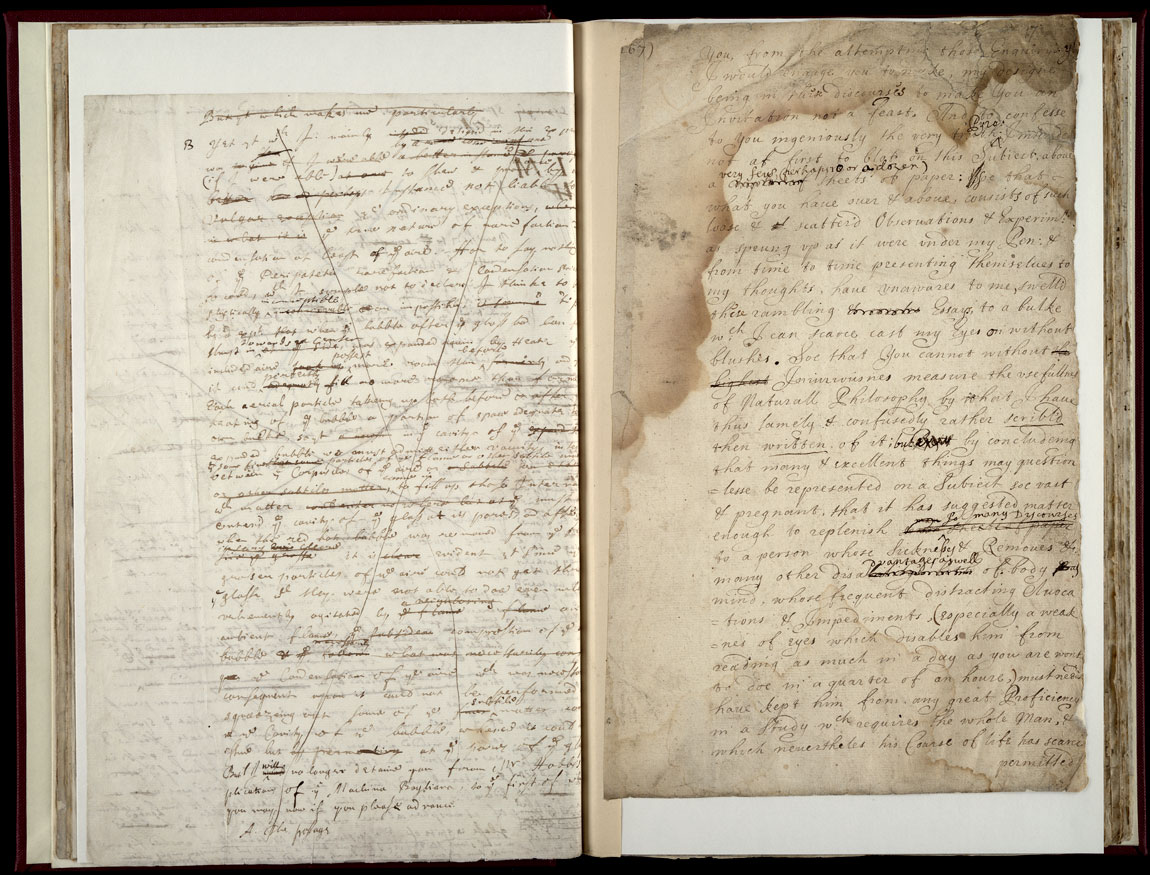 Boyle Papers Volume 10 Fol. 16v-17r