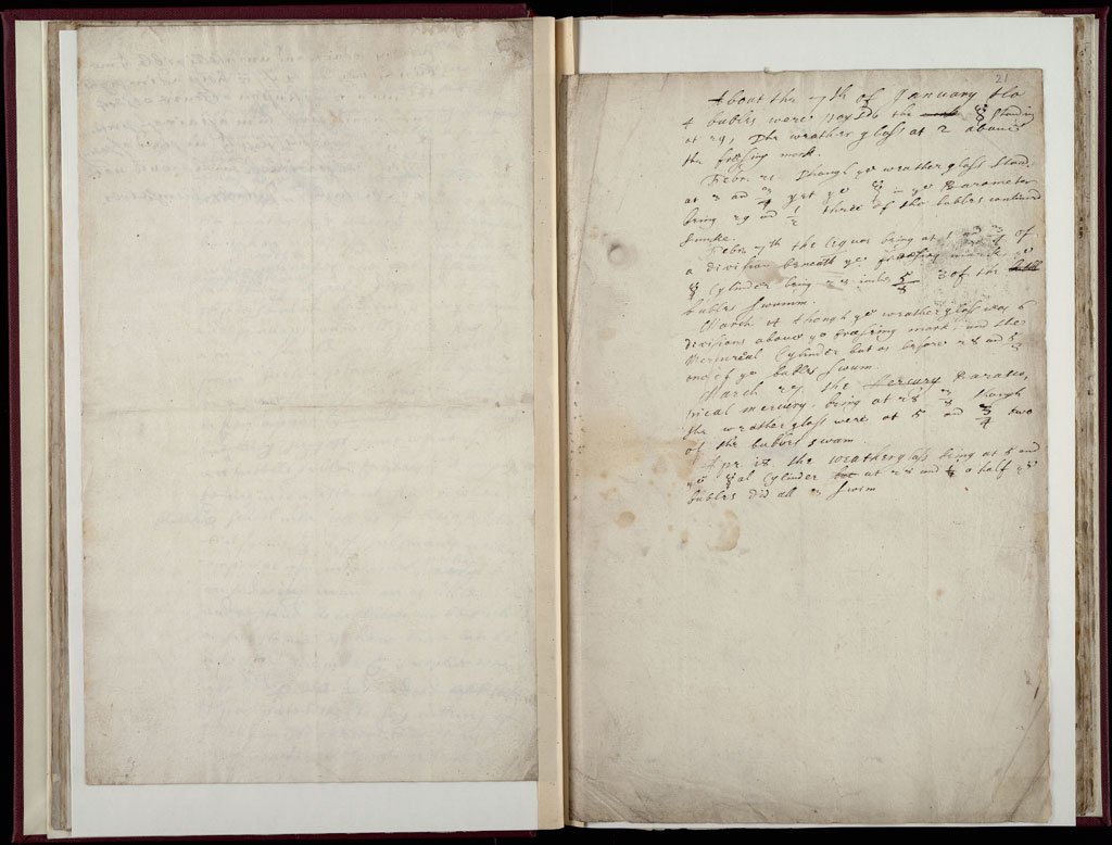 Boyle Papers Volume 10 Fol. 20v-21r