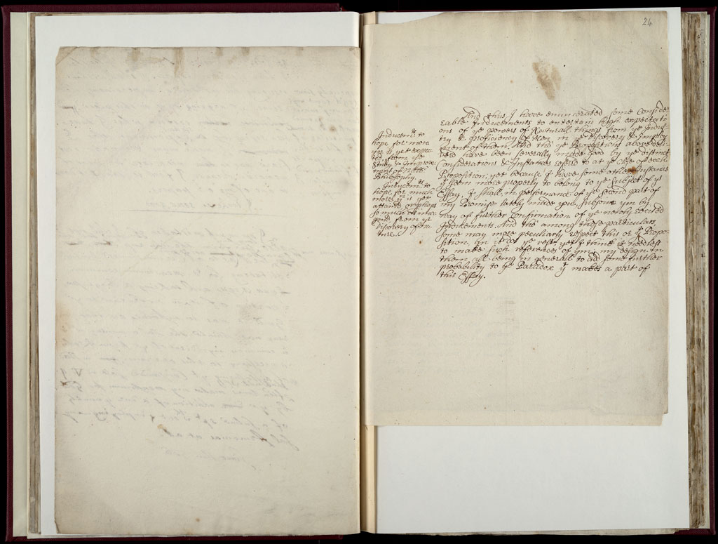 Boyle Papers Volume 10 Fol. 23v-24r