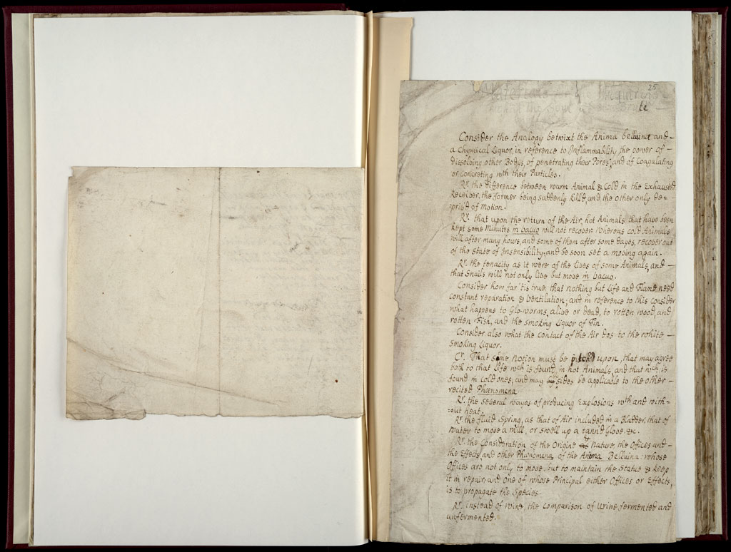 Boyle Papers Volume 10 Fol. 24xv-25r