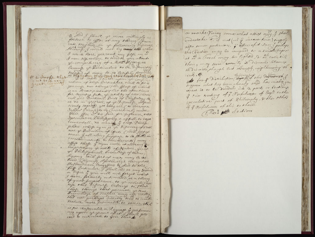 Boyle Papers Volume 10 Fol. 27v-28r