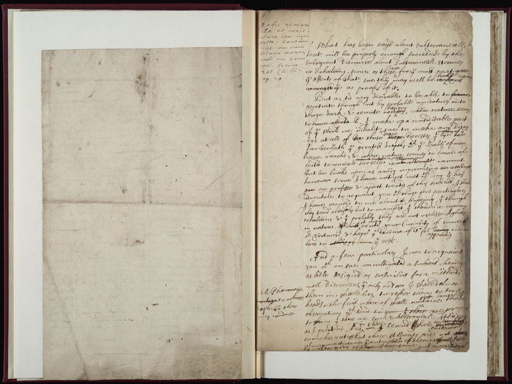 Boyle Papers Volume 10 Fol. 34v-35r