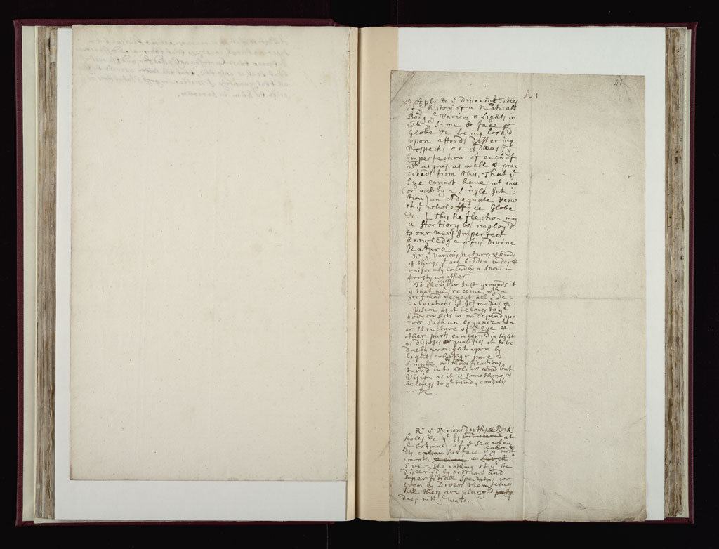 Boyle Papers Volume 10 Fol. 40v-41r