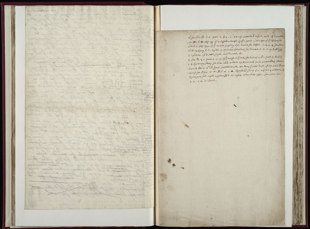 Boyle Papers Volume 10 Fol. 46v-47r