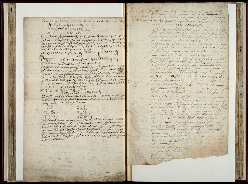 Boyle Papers Volume 10 Fol. 66v-67r